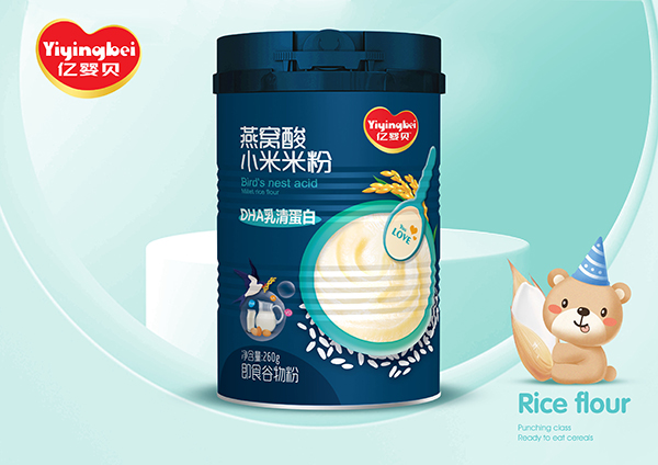 億嬰貝燕窩酸益暢米粉 DHA乳清蛋白