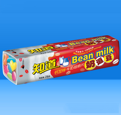 知道奶逗豆鈣加鋅牛奶咀嚼片