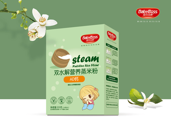 寶貝當(dāng)家AD鈣雙水解營(yíng)養(yǎng)蒸米粉 盒裝