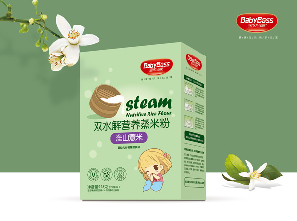 寶貝當(dāng)家淮山薏米雙水解營(yíng)養(yǎng)蒸米粉 盒裝
