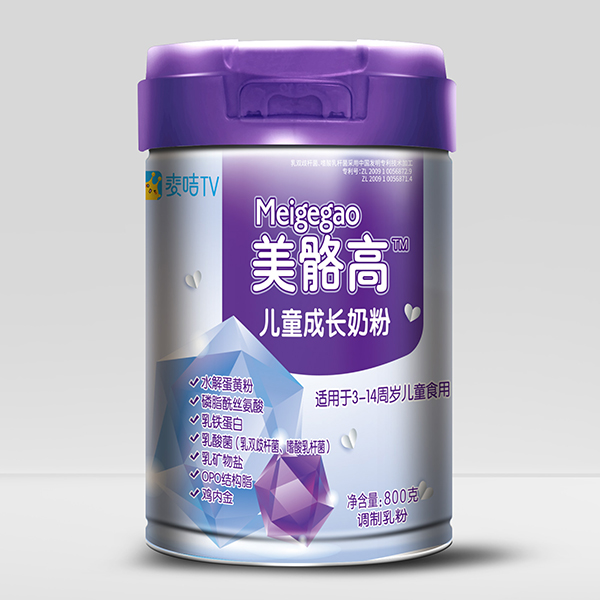 美骼高兒童成長(zhǎng)奶粉