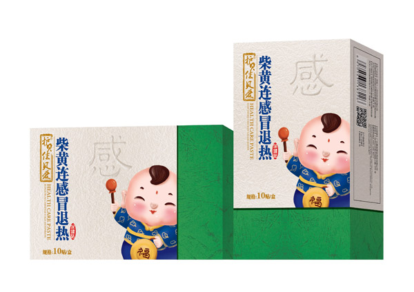 護(hù)貝佳貝愛柴黃連感冒退熱保健貼