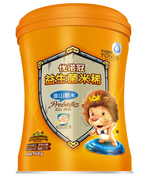 優(yōu)諾冠益生菌米稀 淮山薏米 聽(tīng)裝