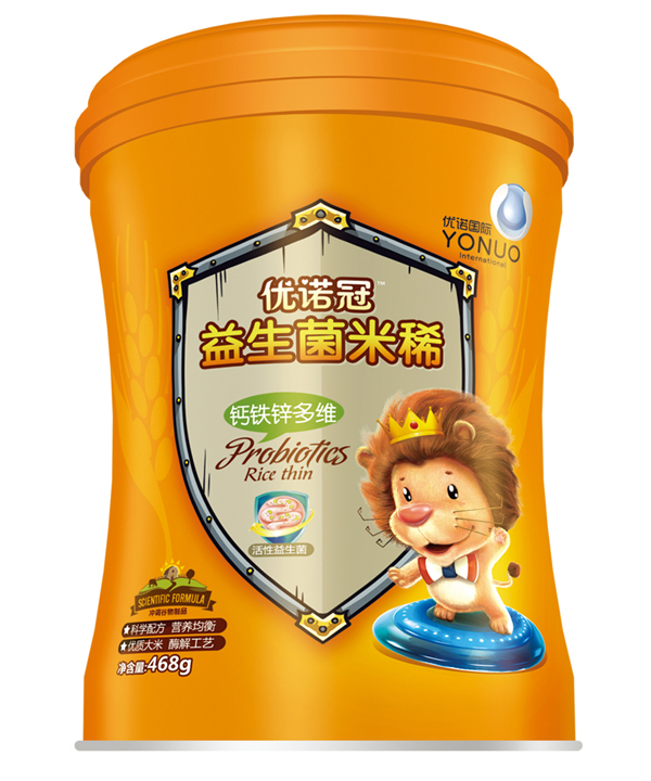 優(yōu)諾冠益生菌米稀 鈣鐵鋅多維 聽(tīng)裝