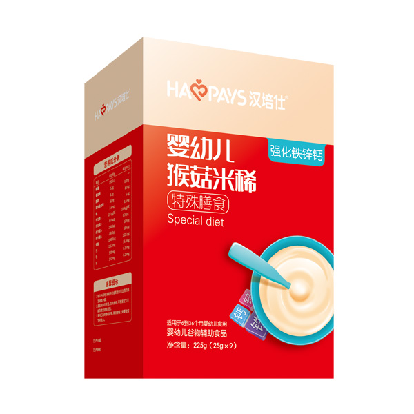 漢培仕猴菇米稀-強(qiáng)化鐵鋅鈣