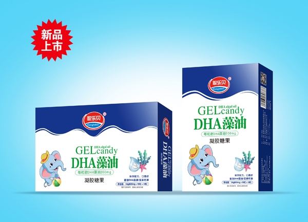 聰樂(lè)貝DHA藻油凝膠糖果 盒裝