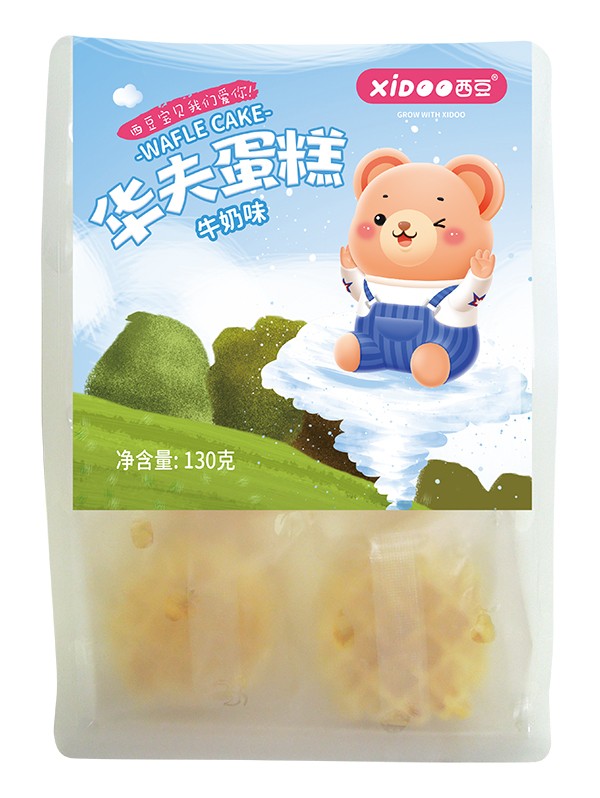 西豆 華夫蛋糕 牛奶味