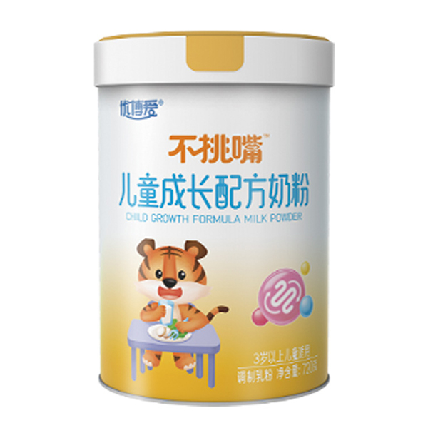 優(yōu)博愛不挑嘴兒童成長(zhǎng)配方奶粉