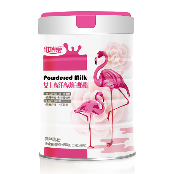 優(yōu)博愛女士高纖高蛋白奶粉