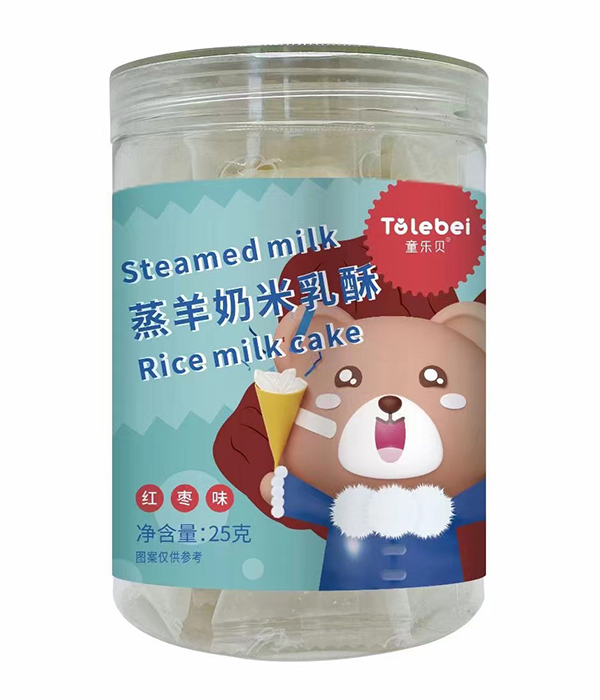 童樂(lè)貝蒸羊奶米乳酥 紅棗味