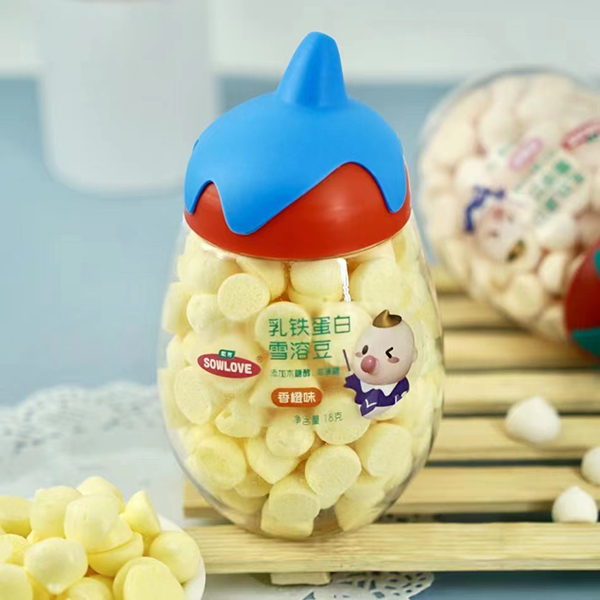 甄育乳鐵蛋白雪溶豆-香橙味