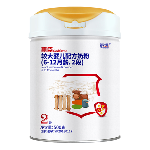 惠臣較大嬰兒配方奶粉500克2段