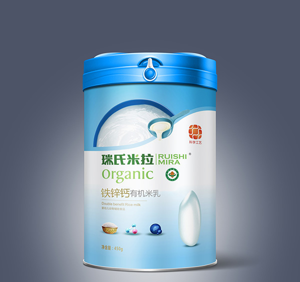 瑞氏米拉鐵鋅鈣有機(jī)米乳450g