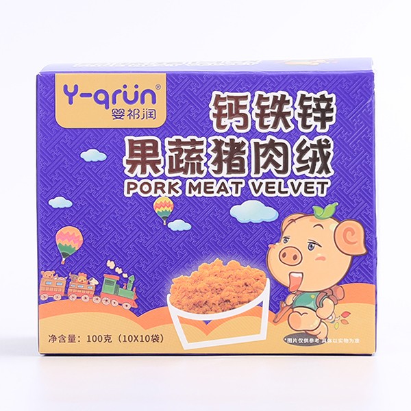 嬰祁潤鈣鐵鋅果蔬豬肉絨