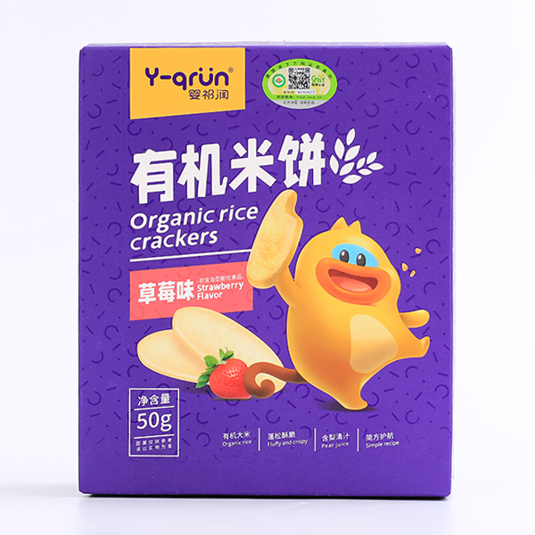 嬰祁潤有機(jī)米餅-草莓味