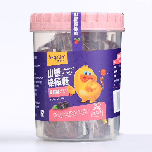 嬰祁潤山楂棒棒糖-桑葚味