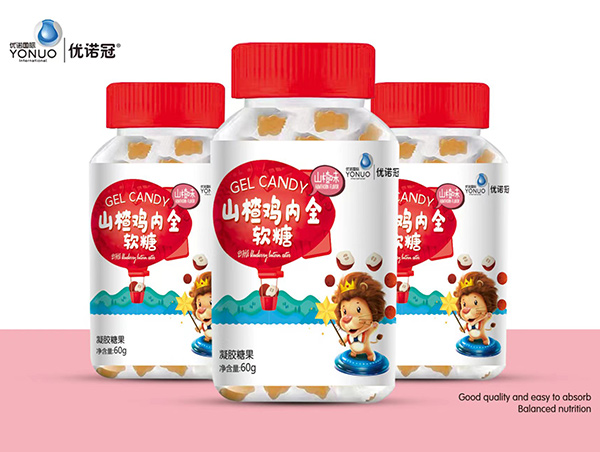 優(yōu)諾冠山楂雞內金軟糖