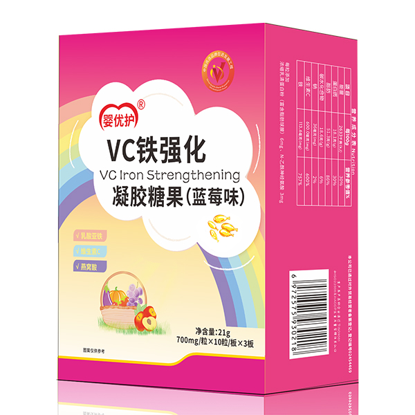 嬰優(yōu)護(hù)VC鐵強化凝膠糖果