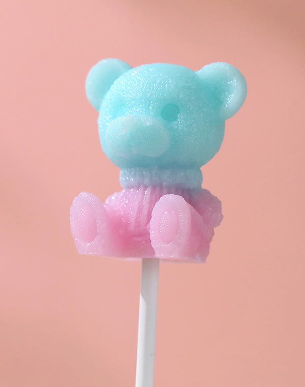 米唐たき動(dòng)物派對(duì)棒棒糖-小熊馬卡龍草莓味.jpg