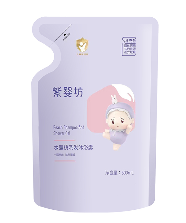 紫嬰坊水蜜桃洗發(fā)沐浴露(袋裝)