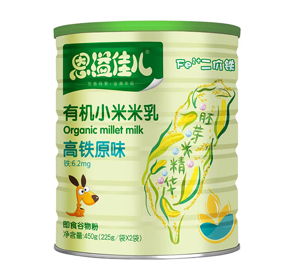 恩溢佳兒有機小米米乳 高鐵原味