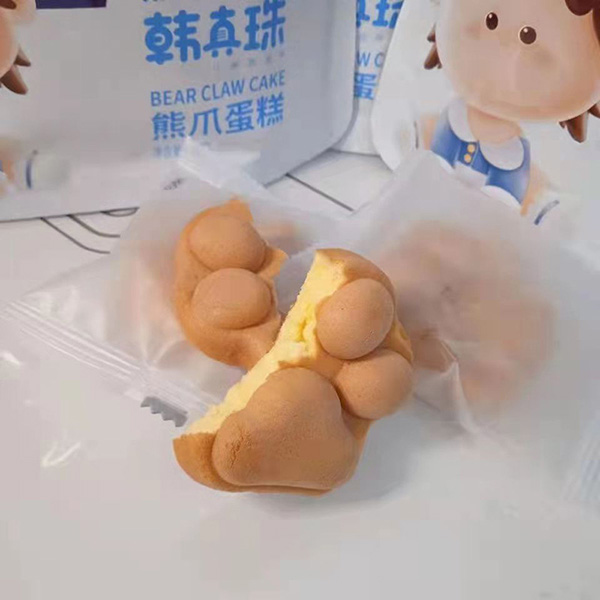韓真珠熊爪蛋糕貓爪蛋糕88g袋寶寶休閑零食充饑營養(yǎng)早餐糕點(diǎn)1.jpg