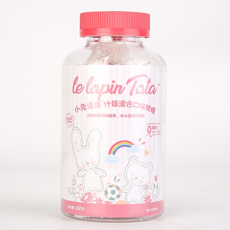 小兔塔塔什錦混合口味軟糖160克