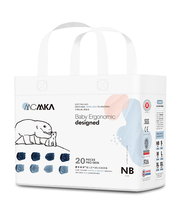 麥卡米卡嬰兒空氣感U芯紙尿褲NB20