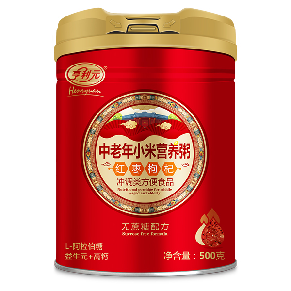 亨利元中老年小米營養(yǎng)粥 紅棗枸杞