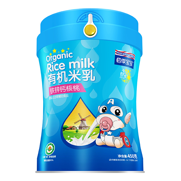四季寶寶有機米乳-鐵鋅鈣核桃