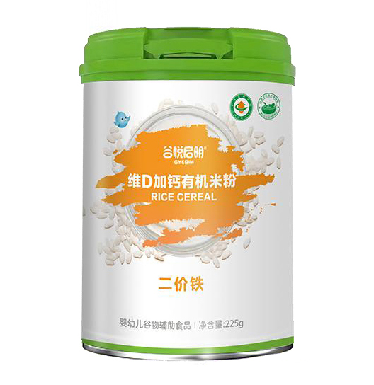 谷悅啟明維D加鈣有機(jī)米粉