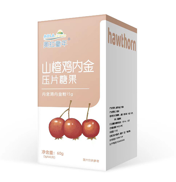 奧拉童年山楂雞內金壓片糖果