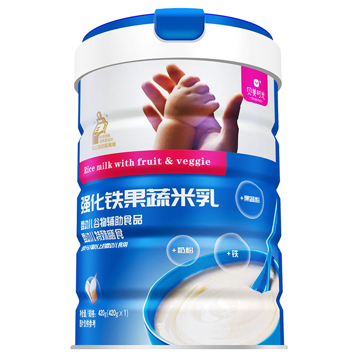 貝美時(shí)光強(qiáng)化鐵果蔬米乳