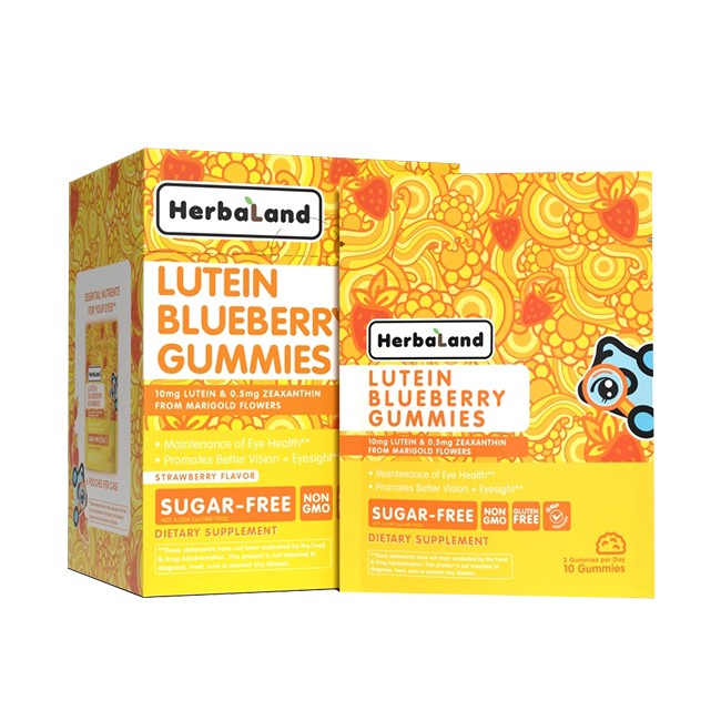 Herbaland禾寶藍(lán)藍(lán)莓葉黃素軟糖