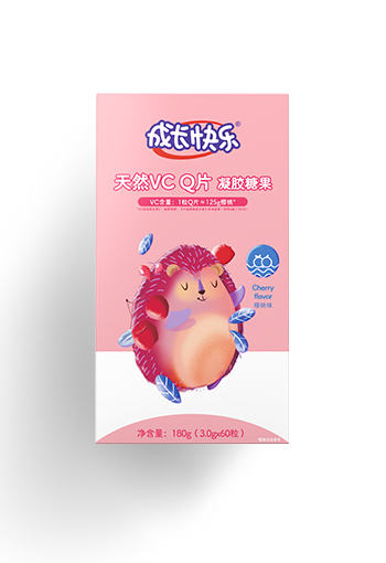 成長(zhǎng)快樂(lè)天然VCQ片凝膠糖果