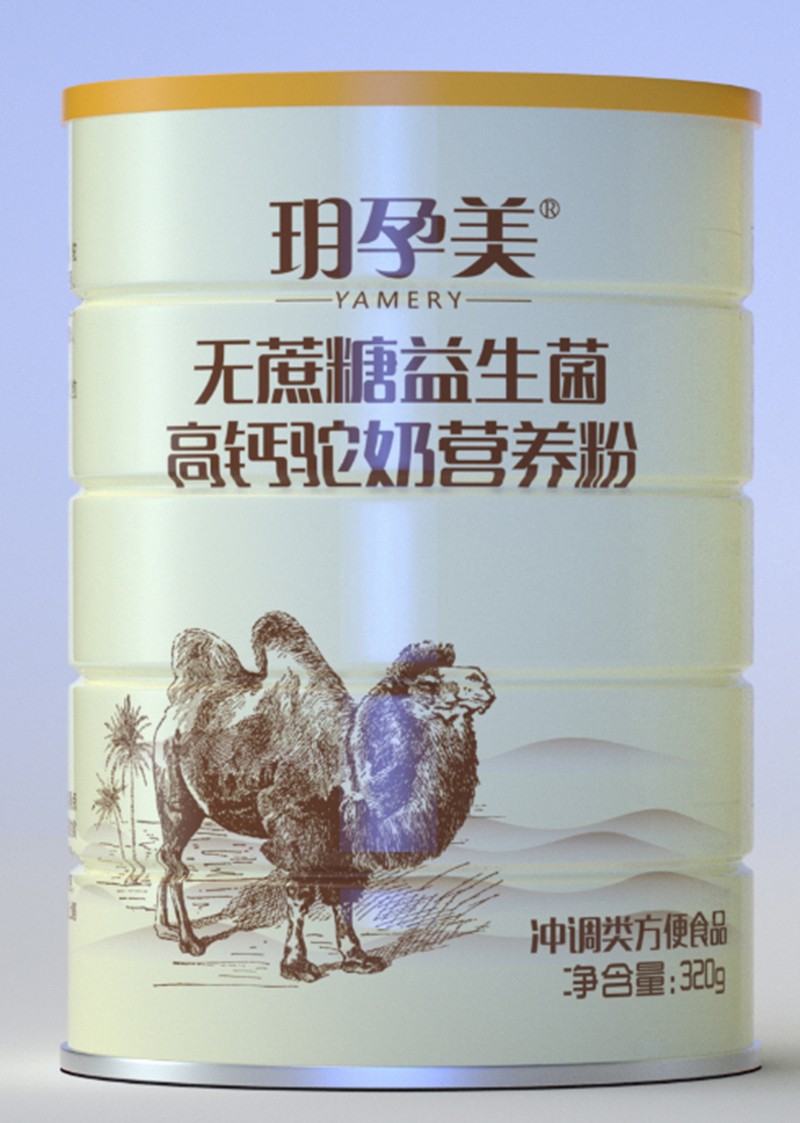 玥孕美無蔗糖益生菌高鈣駝奶營養(yǎng)粉