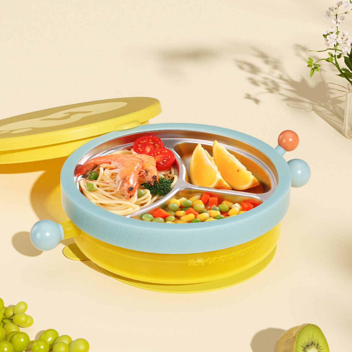 皇寵吸盤式注水保溫不銹鋼兒童餐具套裝 洛克黃.jpg 皇寵吸盤式注水保溫不銹鋼兒童餐具套裝 洛克黃.jpg
