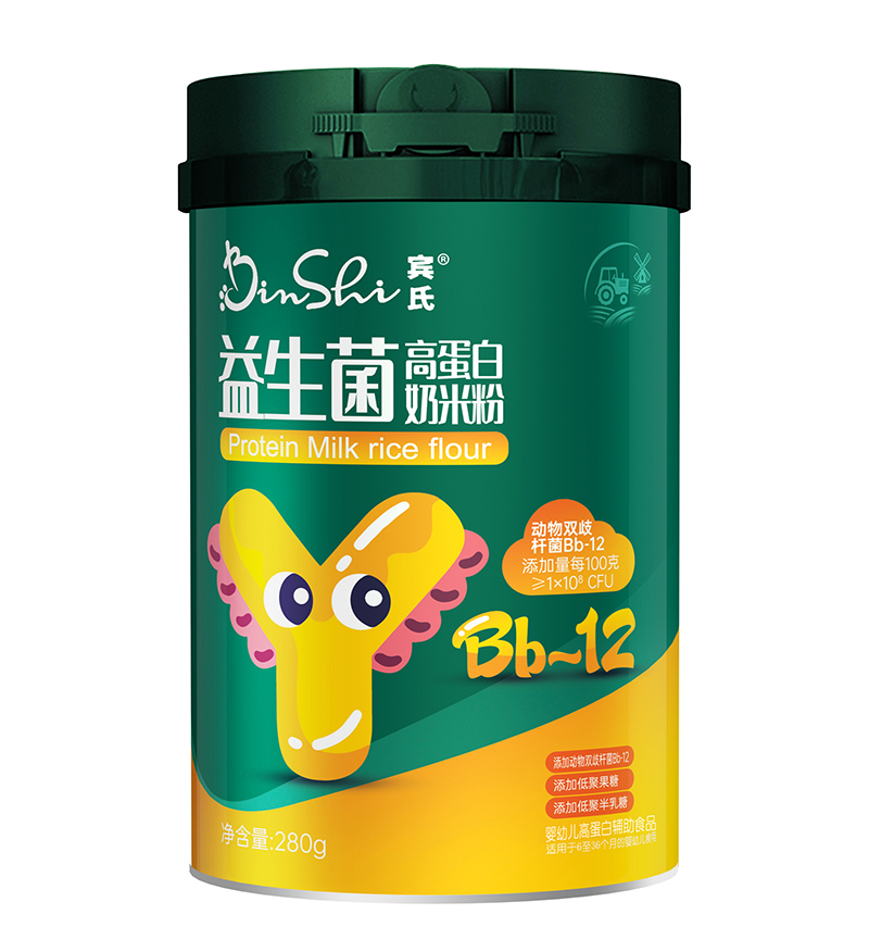 賓氏益生菌高蛋白奶米粉