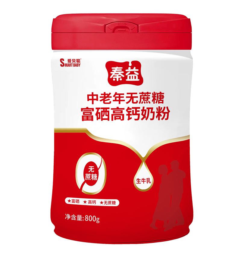 秦益中老年無蔗糖富硒高鈣奶粉罐裝.jpg 秦益中老年無蔗糖富硒高鈣奶粉罐裝.jpg