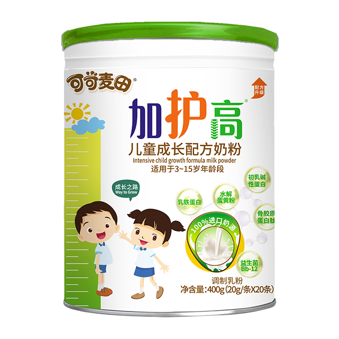 可可麥田加護高兒童成長配方奶粉400克