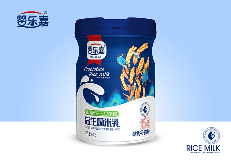 嬰樂(lè)嘉乳清蛋白五谷雜糧益生菌米乳