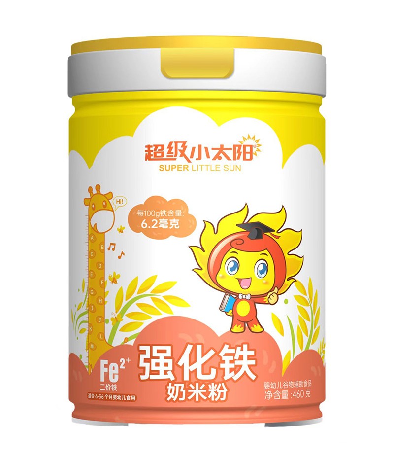 超級小太陽強(qiáng)化鐵奶米粉
