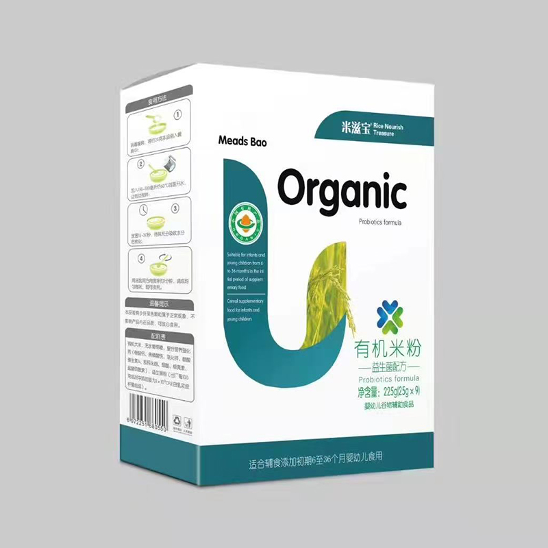 米滋寶有機(jī)米粉盒裝 益生菌配方