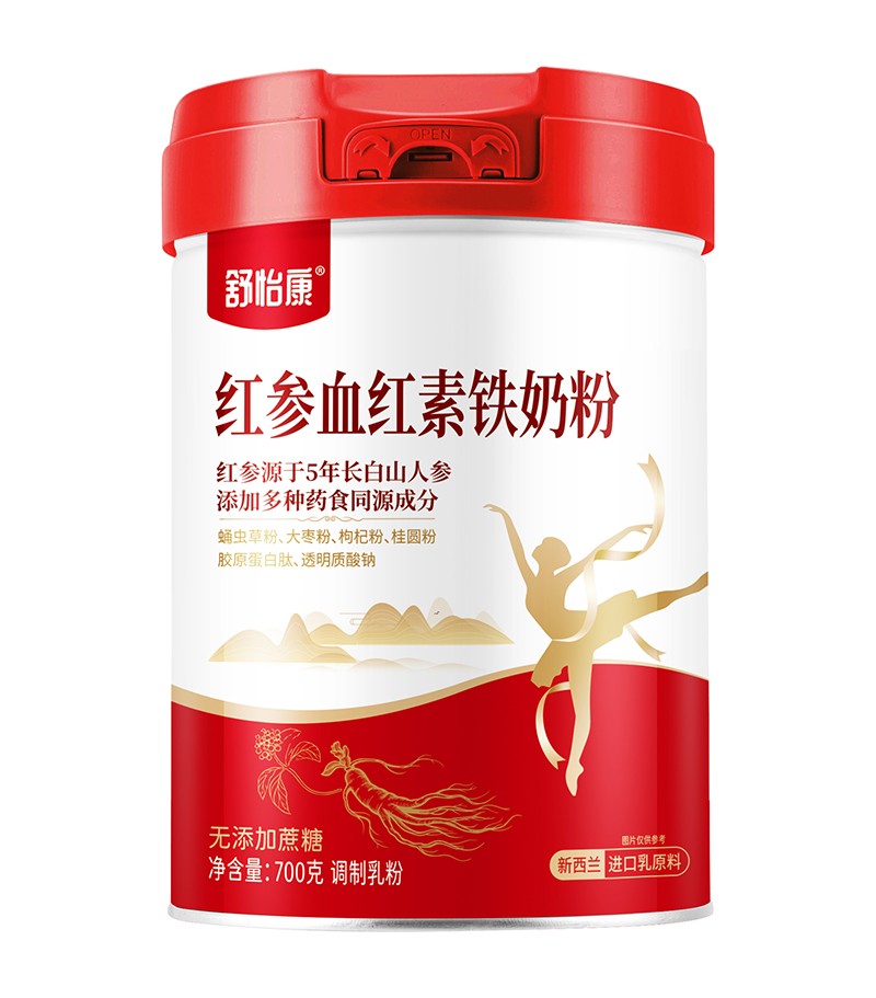 舒怡康紅參血紅素鐵奶粉