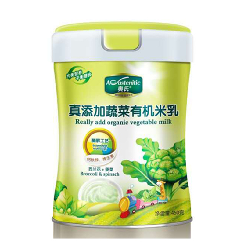奧氏真添加菠菜西蘭花有機(jī)米乳 西蘭花+菠菜 450克.jpg 奧氏真添加菠菜西蘭花有機(jī)米乳 西蘭花+菠菜 450克.jpg