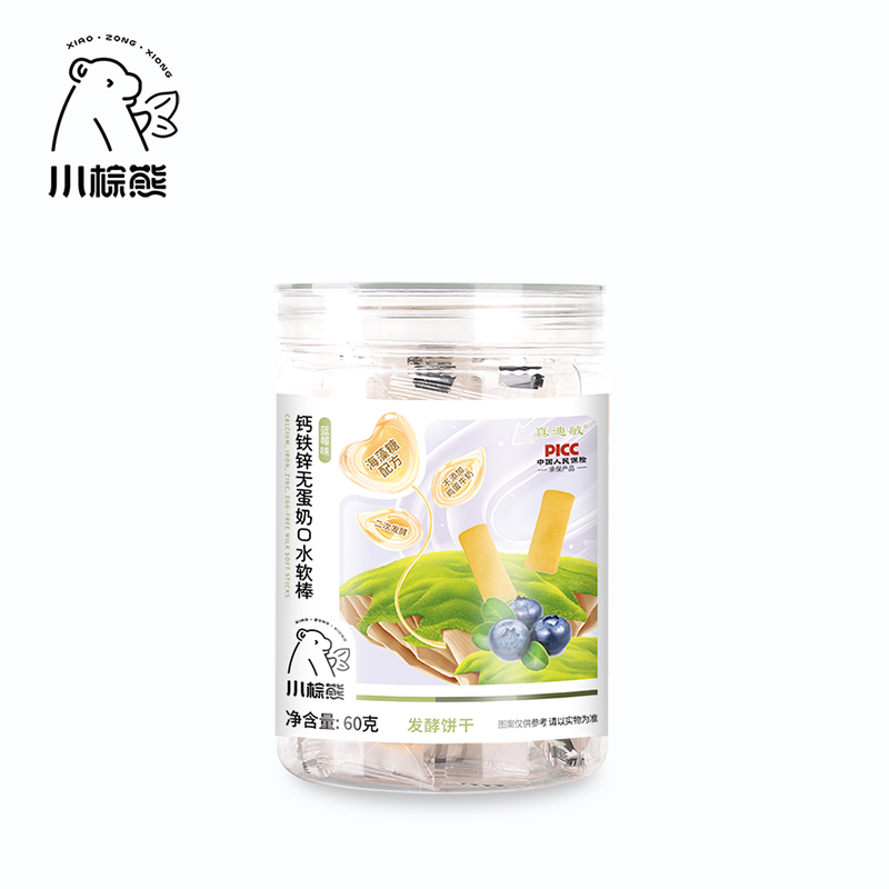 小棕熊鈣鐵鋅無蛋奶口水軟棒 藍莓味.jpg