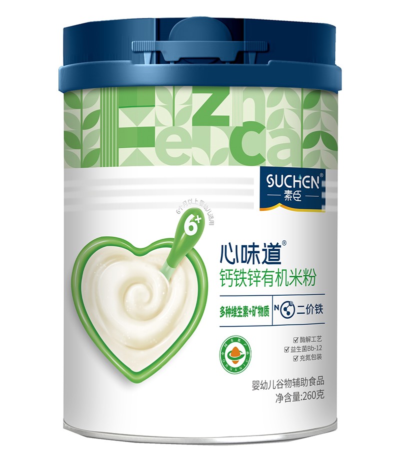 素臣心味道®鈣鐵鋅有機米粉