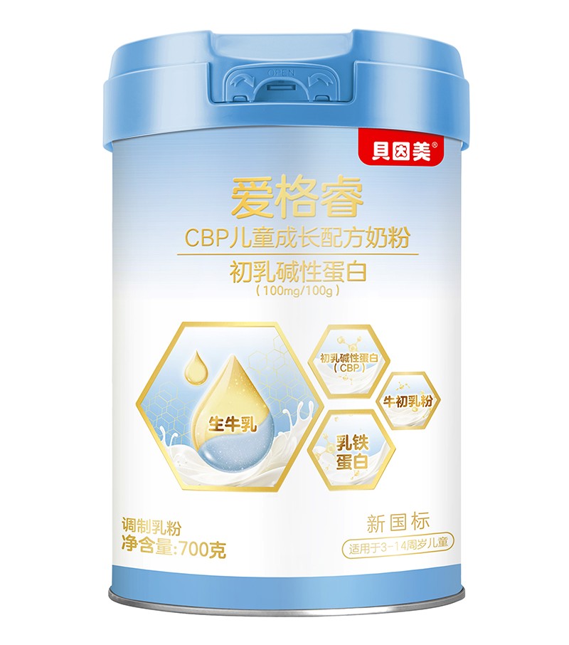 貝因美愛(ài)格睿CBP兒童成長(zhǎng)配方奶粉