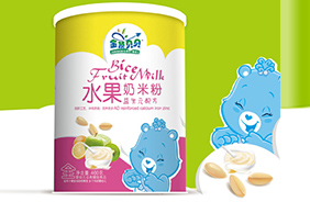金頂貝貝水果奶米粉