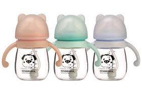 馨菲寶貝晶鉆玻璃奶瓶